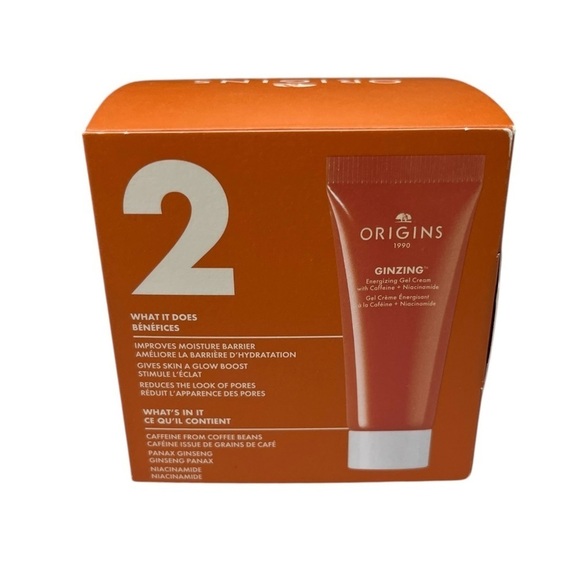 ORIGINS Hello Radiance Boosting Trio Set NIB Face Wash, Gel Cream, Eye - Picture 4 of 5